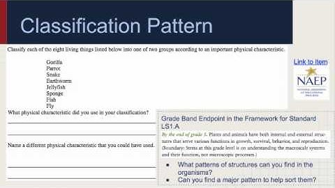 Crosscutting Concept #1: Patterns