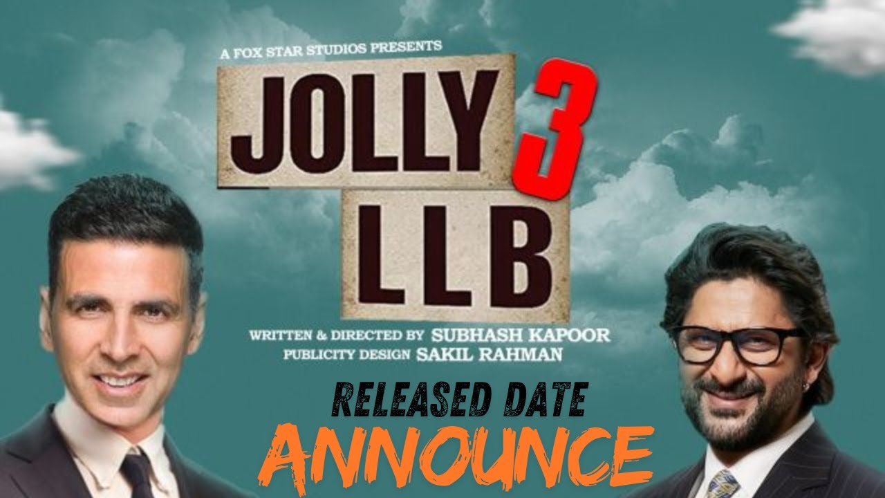 Jolly LLB 3 The Ultimate Courtroom Showdown Releasing April 10, 2025 Jolly LLB 3 The Ultimate Courtroom Showdown Releasing April 10, 2025