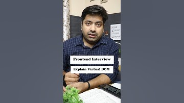 What is Virtual DOM ? | React js | Frontend Interview Questions #frontenddevelopment