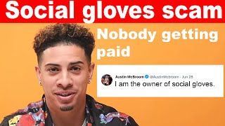 Social gloves bankruptcy Scam