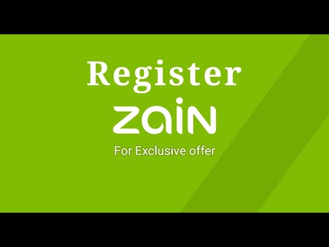 Zain App Register.  How To Register Zain App. Kisa Zain App Register Kora