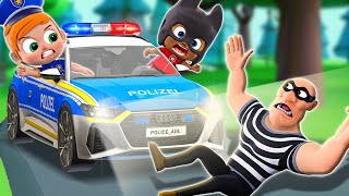 Smart Police Catch Bad Thief  | Mommy, Call 911  | NEW ✨ Funny Nursery Rhymes For Kids