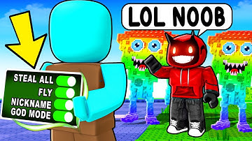 The OWNER Gave me an ADMIN PANEL To Troll My Friends in Plants vs Brainrots 