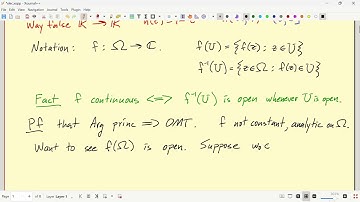 Lec  17 - Open mapping theorem and consequences