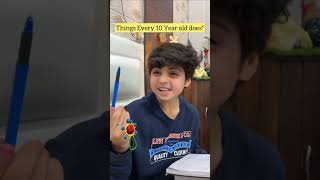 Things every 10 year old does😂♥️ | Raj Grover | #shorts