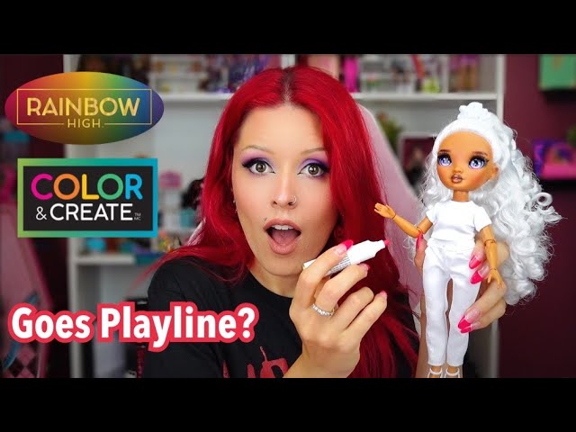 Original Rainbow High Hair Dyeings Salon Dolls DIY Hair Colouring
