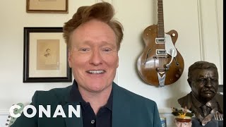 Conan Tries Out A New Look | CONAN on TBS