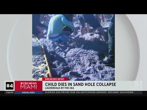 Girl dies in sand hole collapse