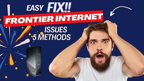 How to Fix Frontier Internet Issues in 5 Simple Steps!