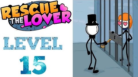 Rescue the lover- Level- 15 Gameplay Walkthrough  (Android, iOS)  #trydra #rescuethelover #newgame