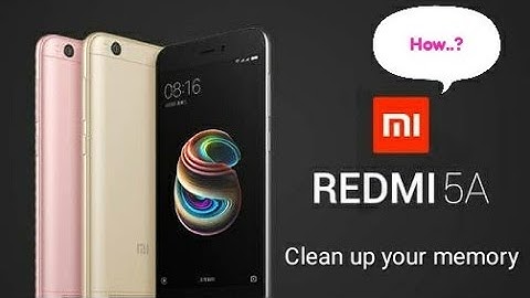 Redmi 5A cache cleaning