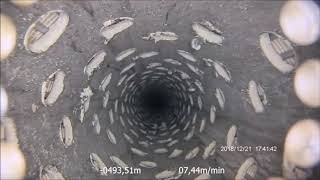 Borehole camera inspection. Deepest hole on earth.
