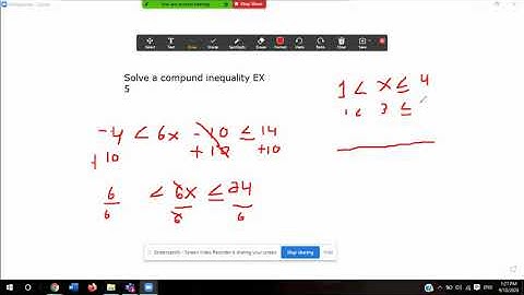 Solving linear inequalities, Compound inequalities and an 