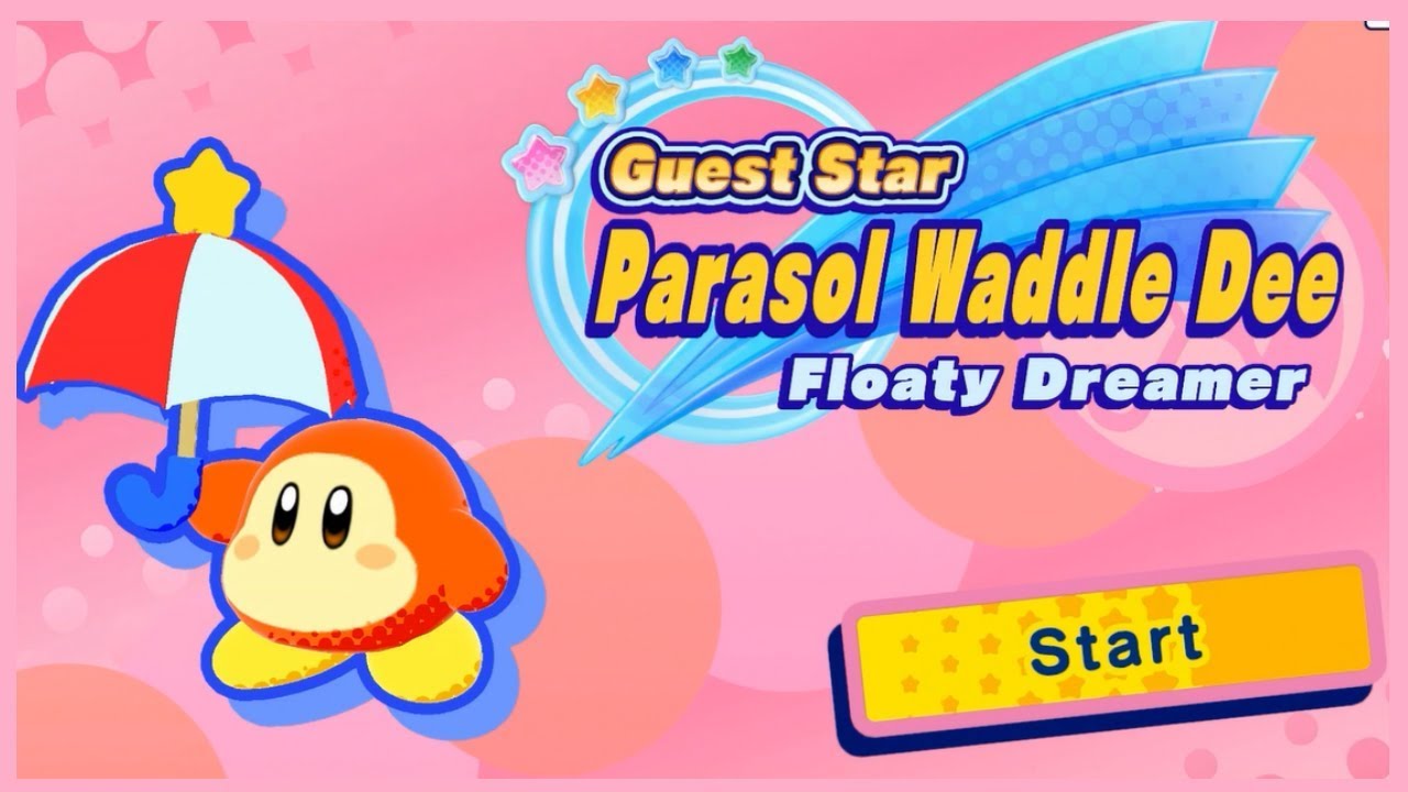 Kirby Star Allies Guest Star Parasol Waddle Dee Floaty