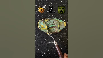 A Minecraft Movie vs Squid game2 guess the mixed color part167 #colormixing #aminecraftmovie