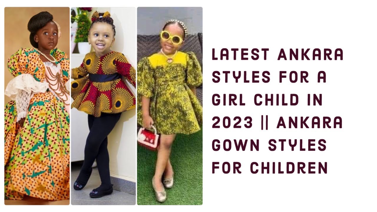 105 Latest Ankara Fashion Styles for Kids and Teenagers | African dresses  for kids, African kids clothes, Kids gown