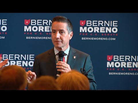 Who is Bernie Moreno, the GOP nominee for the Senate seat in Ohio?