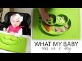 WHAT I FEED MY BABY IN A DAY - 7 months old / Daily Vlog