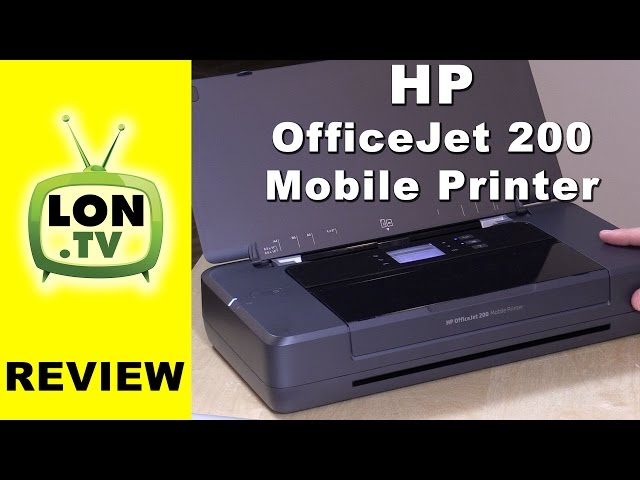 HP OfficeJet  Mobile Printer Review and How to Set Up   YouTube