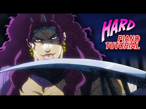 Avalon Kars Theme From JoJo S Bizarre Adventure Battle Tendency Piano Tutorial