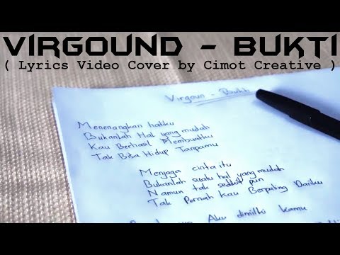 Virgoun - Bukti (Lyrics Video | Cover Video By Cimot Creative)