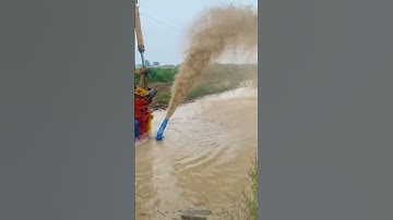 Hydraulic sediment pump, with a perfect match of lift and flow, meets the needs of