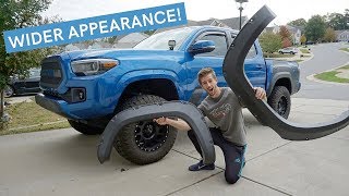 How To Install 3rd Gen Toyota Tacoma FENDER FLARES!