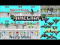 Minecraft 024 Mods: GET INTO THE BUCKET - NASTY MOBS - MUTANT CREATURES - BAT PETS