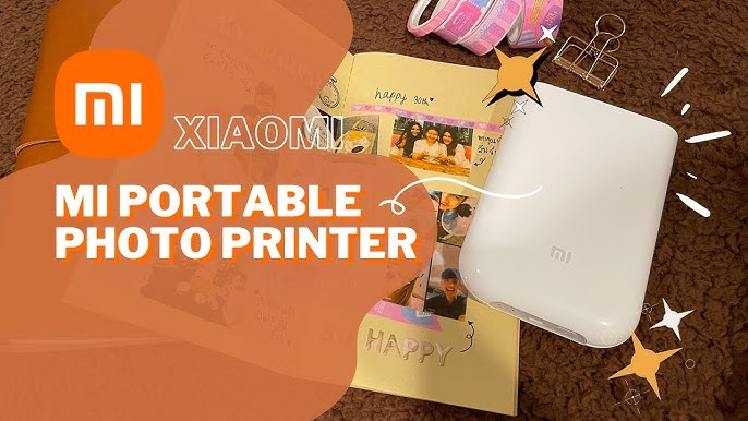 Xiaomi Imprimante Photo, 25*Zink Paper, Bluetooth 5.0, Technologie