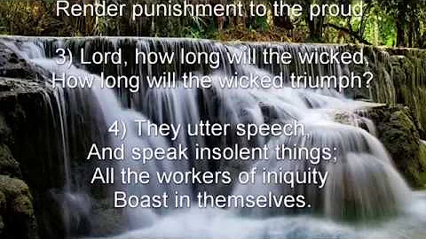 Psalm 94 (NKJV) - God the Refuge of the Righteous