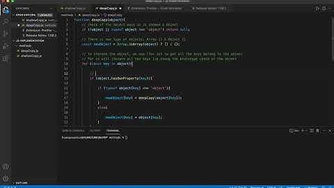 Deep Copy Implementation | JavaScript