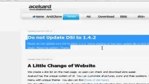 Acekard 2i not working on 1.4.2
