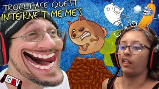 TROLLFACE 2021!  Playing 2 games at Once! Internet Memes x Doofus Drop Mashup (FGTeeV Lex Gameplay) screenshot 3