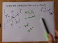 Predict the Molecular Geometry of AsF6 (arsenic hexafluoride)