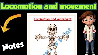 | Locomotion and movement |Best notes |Class 11| Biology | Ch-20 | @Edustudy_point