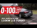 2021 Audi A4 35 TFSI 0-100km/h & engine sound