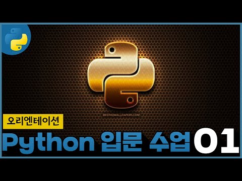 01 생활코딩 Python 입문수업  1  오리엔테이션