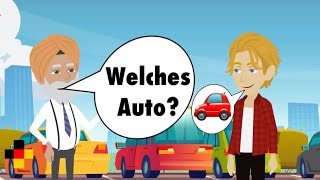 Learn German | Buying a new car | Dialogue with subtitles