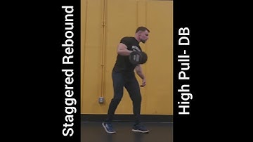 Staggered Stance Rebound High Pull - DB