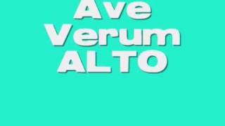 Vignette de la vidéo "Ave Verum Corpus ALTO"