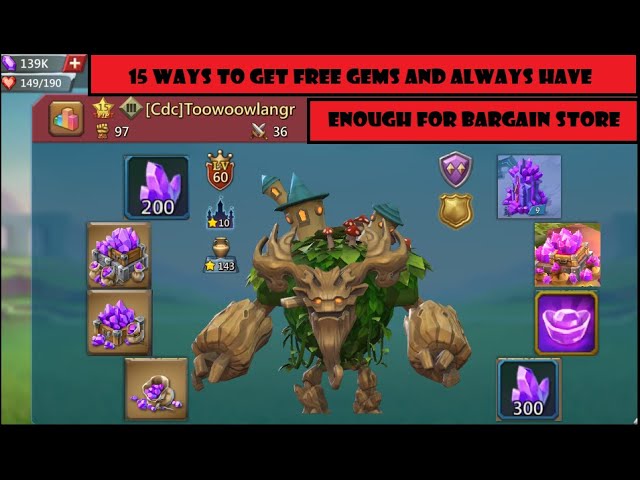 Lords Mobile Hack and Cheats - How to Get Free Gems Gold Stone Timber Food  &.