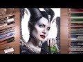 Drawing Maleficent (Angelina Jolie) | drawholic