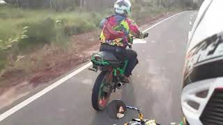 Freestyle Cb150r wheelie sampe jebol 😲 #sadiss
