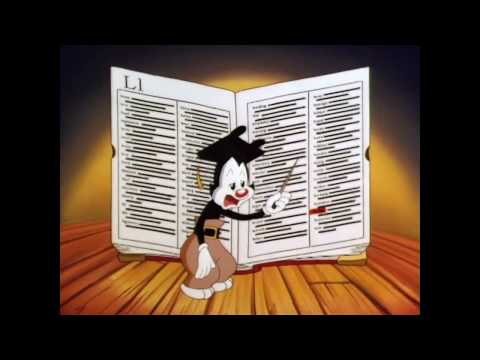 Yakko Warner sings all the words in the English Language