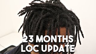 23 Month Locs Update | Last Month of my Locs Journey, No Rewist for a year?