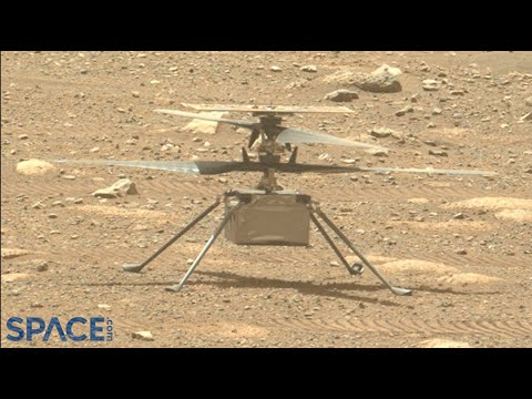 Mars helicopter's blades spin to 50 rpm, Perseverance watches