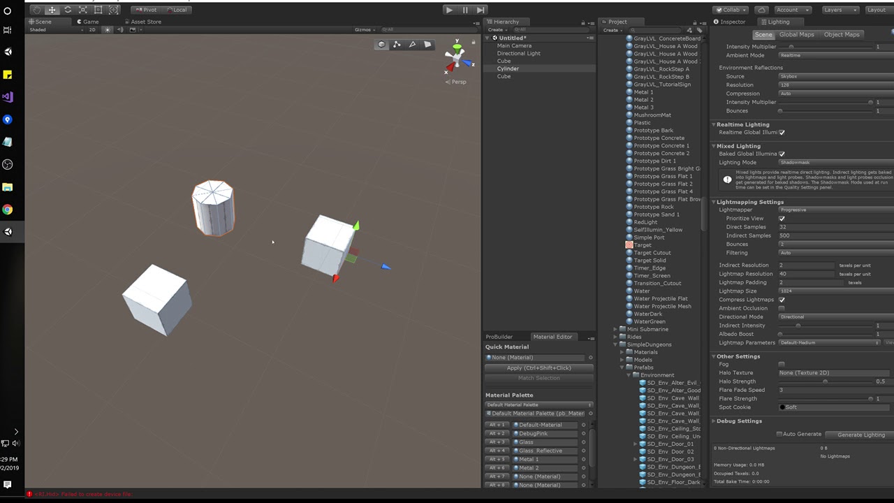 Probuilder "Stuck Pivot" bug - YouTube