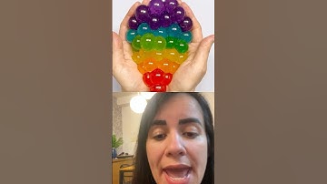 무지개 포도 말랑이 만들기🌈🍇Rainbow Grape Squishy DIY with Nano Tape! #실리콘 테이프 #슬라임 #실리콘