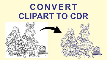 How to Convert Clipart to CDR | CorelDraw tutorial in hindi