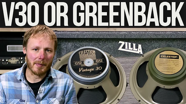 Celestion V30 vs M Greenback - Which speaker reigns supreme?